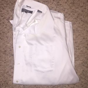 Men’s Dress White Button Down